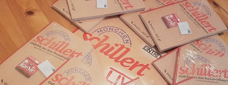 München schillert im Poesiebriefkasten